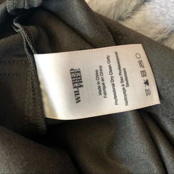 ARITZIA Wilfred Free Nori Dress in Olive Size XXS - Picture 8 of 9